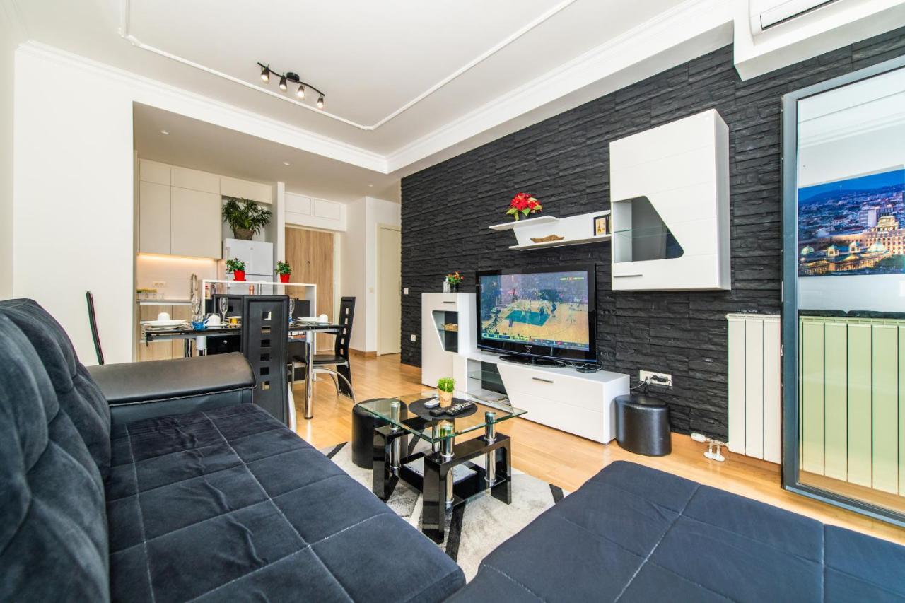 Modern Apartment In Belgrade Waterfront Exteriör bild