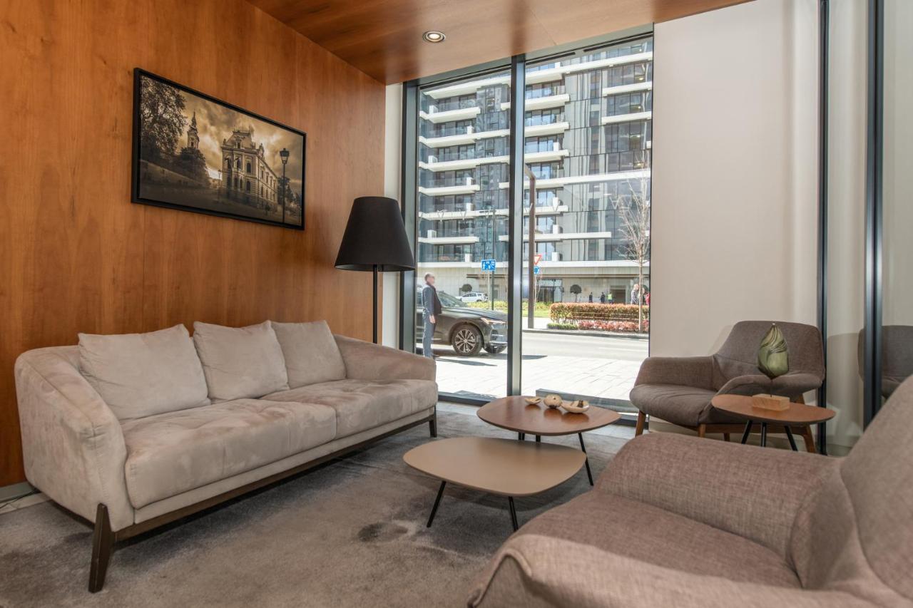 Modern Apartment In Belgrade Waterfront Exteriör bild