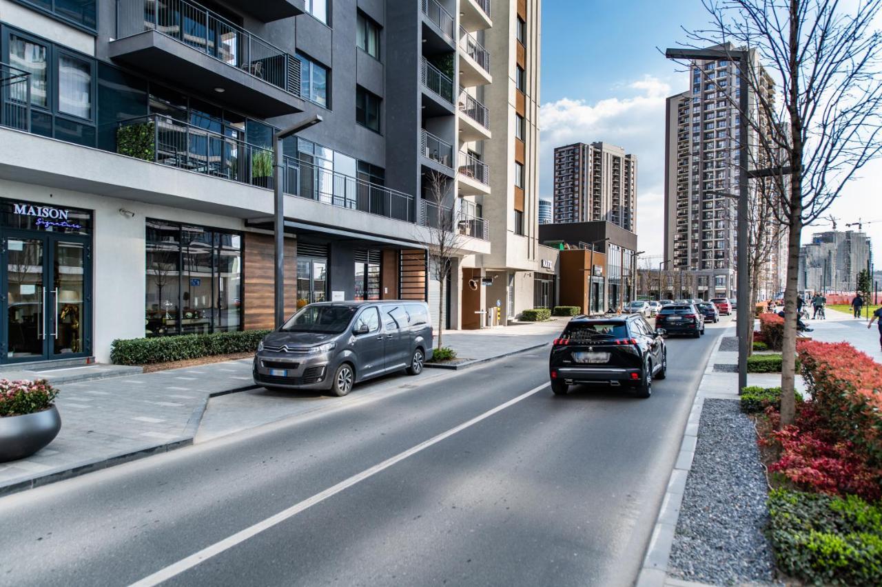 Modern Apartment In Belgrade Waterfront Exteriör bild