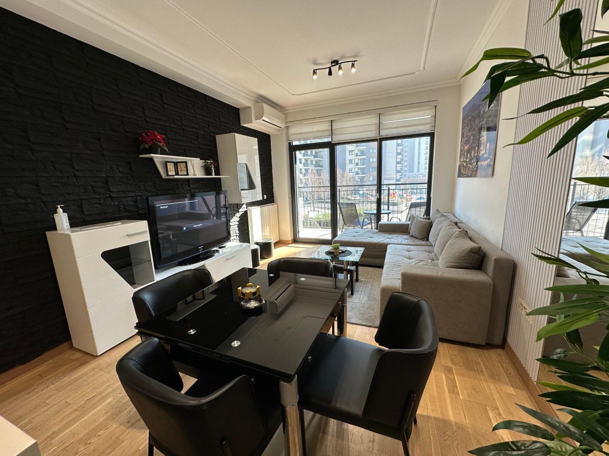 Modern Apartment In Belgrade Waterfront Exteriör bild